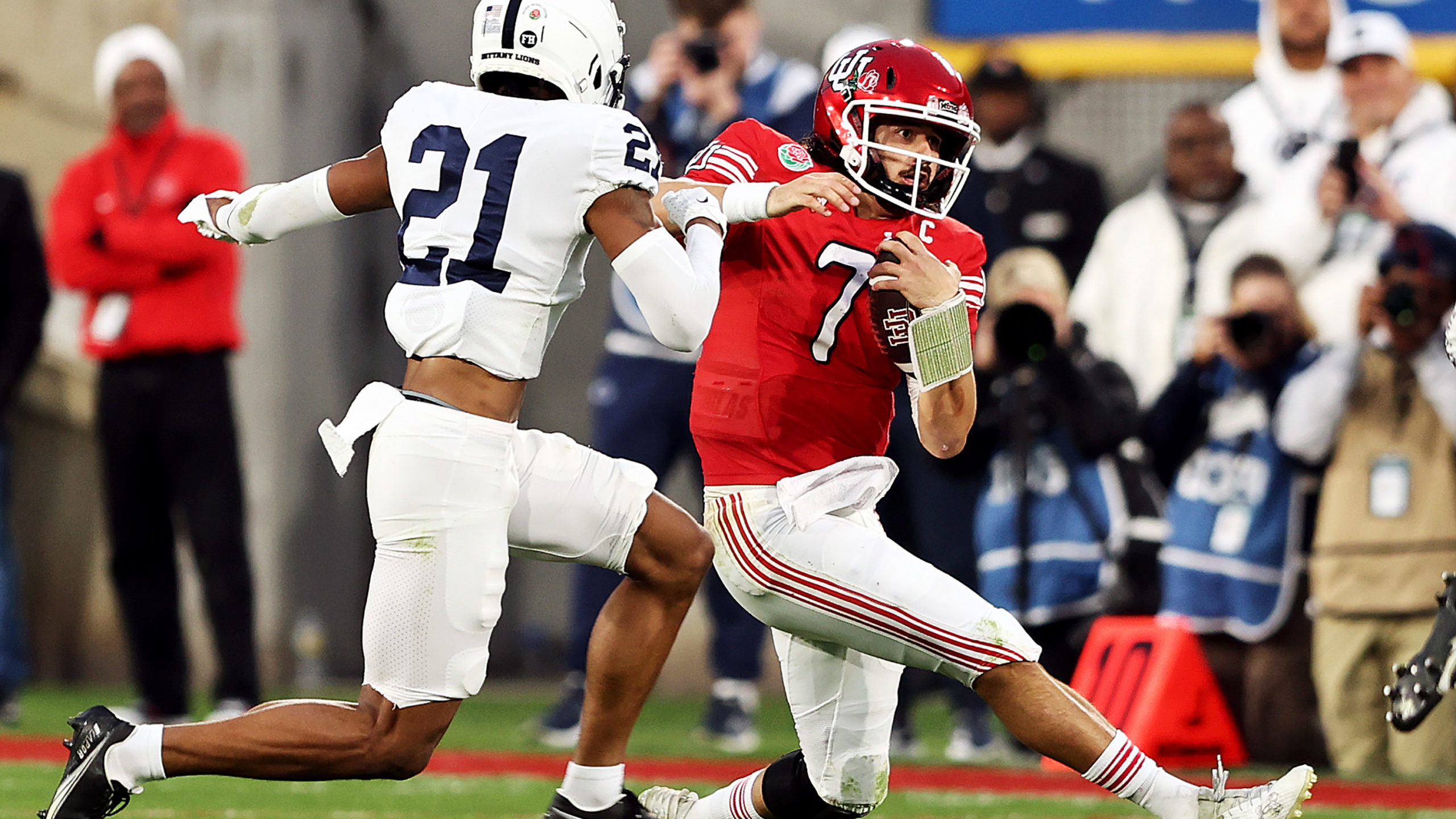 The Utes lose at the 109th Rose Bowl in Pasadena, Calif....