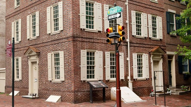 A view of the street where the smallest National Park is located....