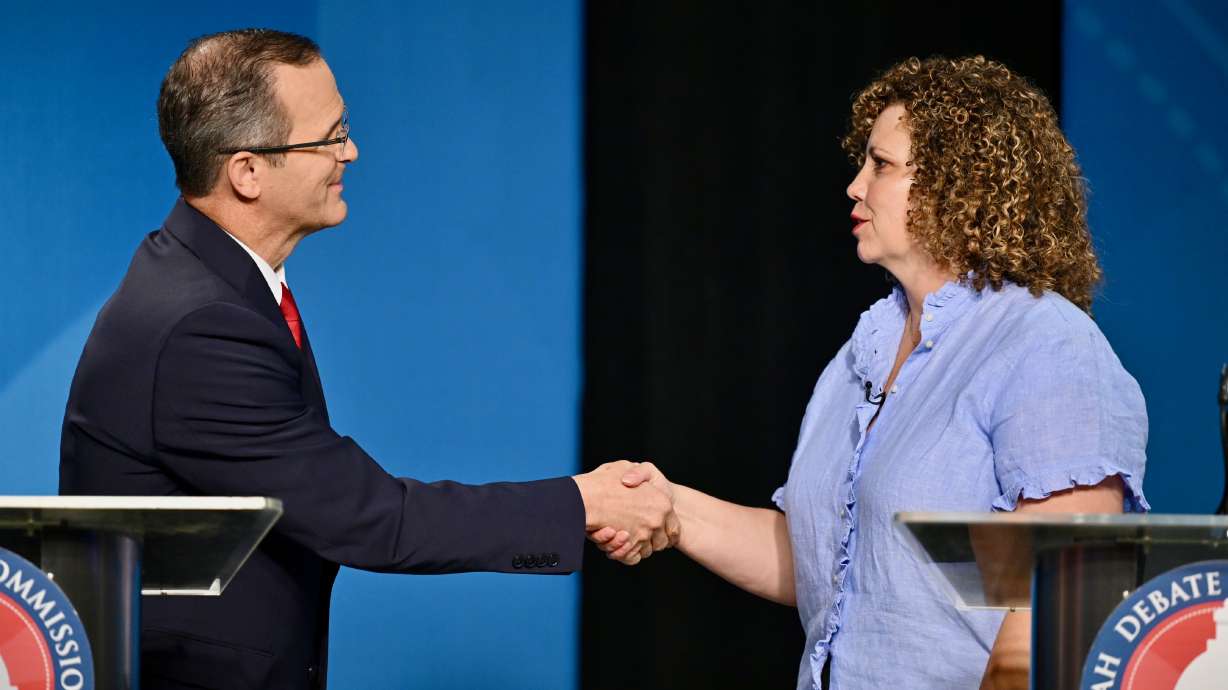 Utah’s 2nd Congressional district debate, celeste maloy and colby jenkins...