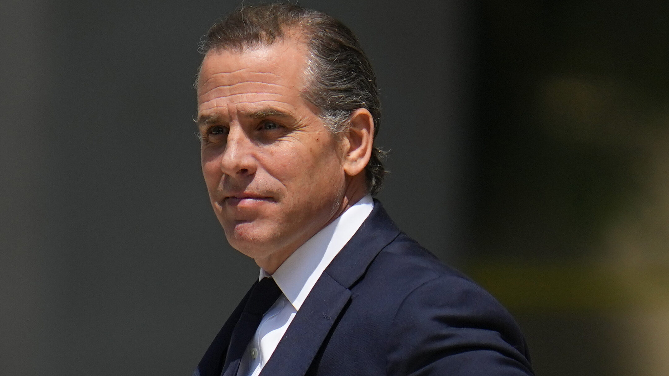 Image of President Joe Biden's son Hunter Biden, as he leaves a court appearance, July 26, 2023, in...