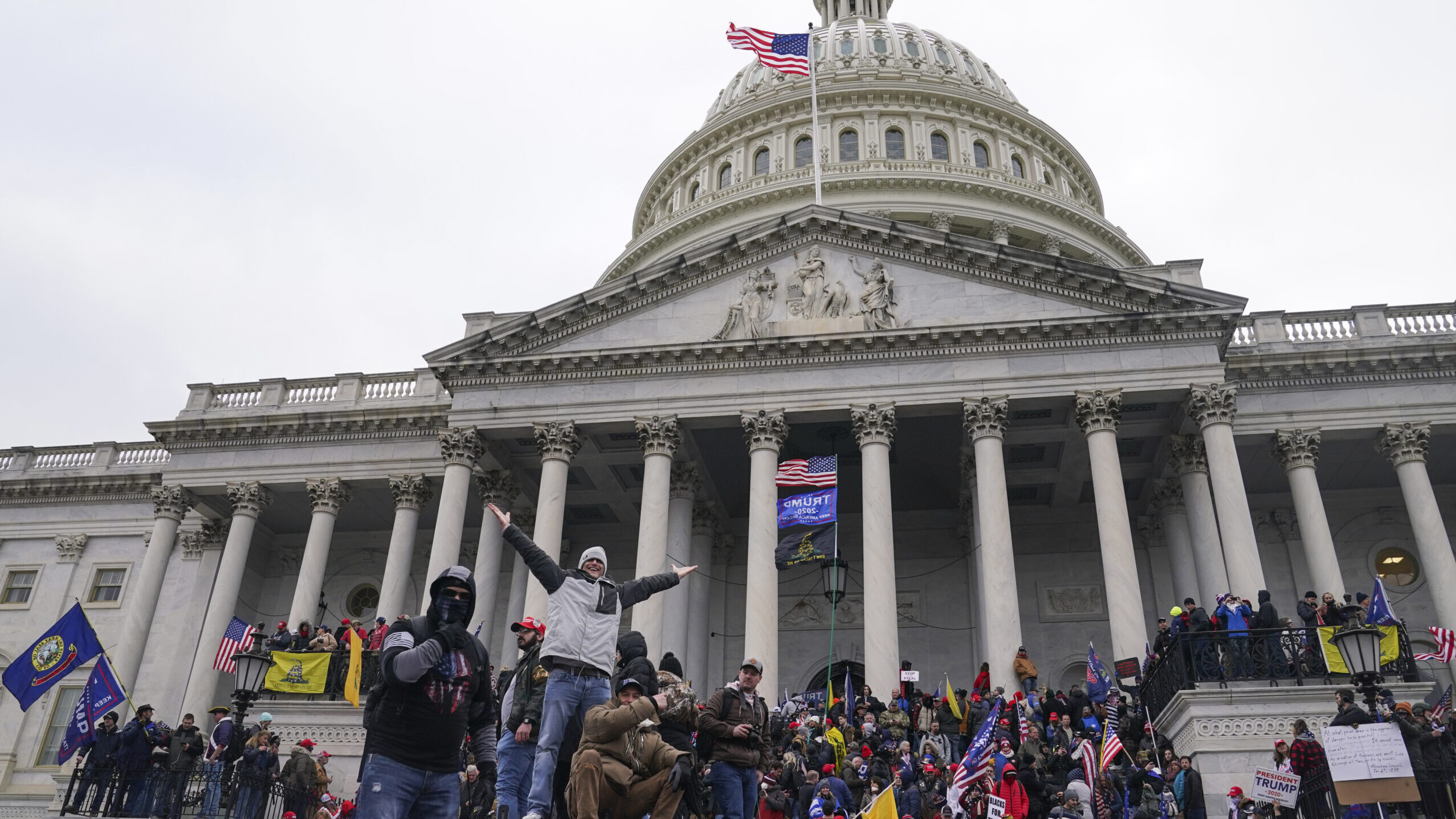 people riot at the US capitol, a utah man was just charged for his alleged participation...