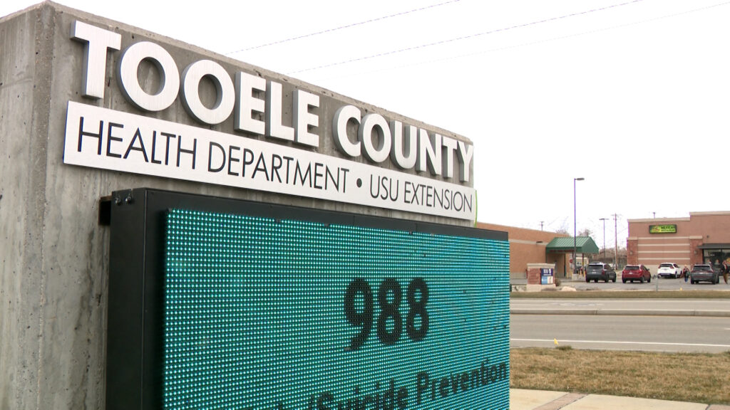 tooele health department sign, the department is investigating counterfeit car seat cases...