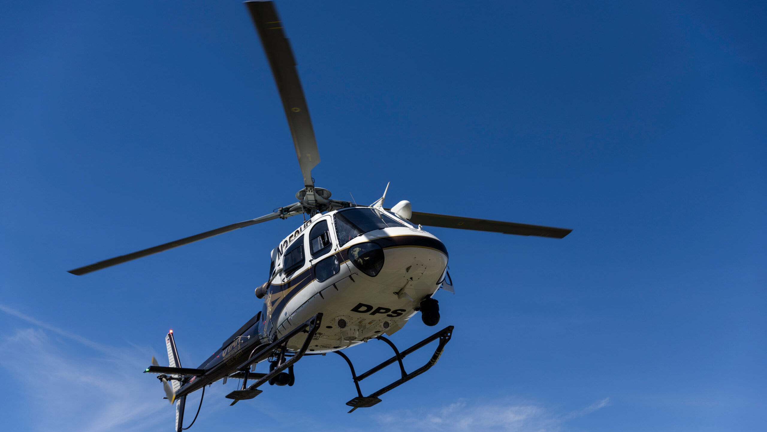 FILE: A helicopter lands as the Davis County. April 21, 2024. Air taxis and vertiports get a deeper...