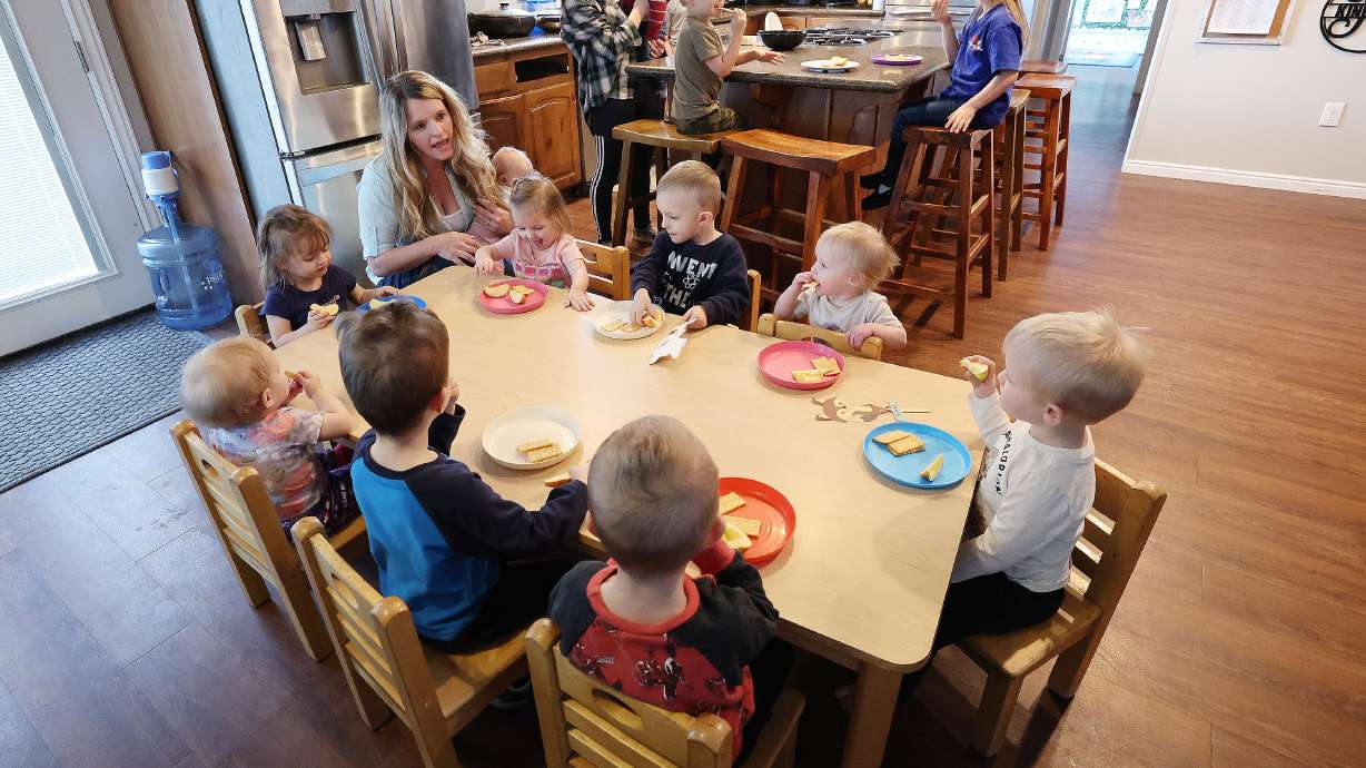 a utah child care provider and several children...