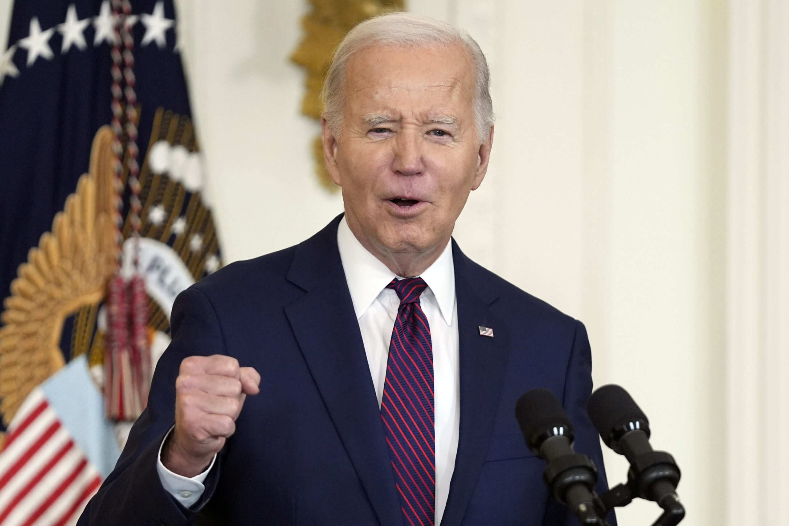 A photograph of President Joe Biden. With deepfakes on the rise, many are concerned about how ai wi...