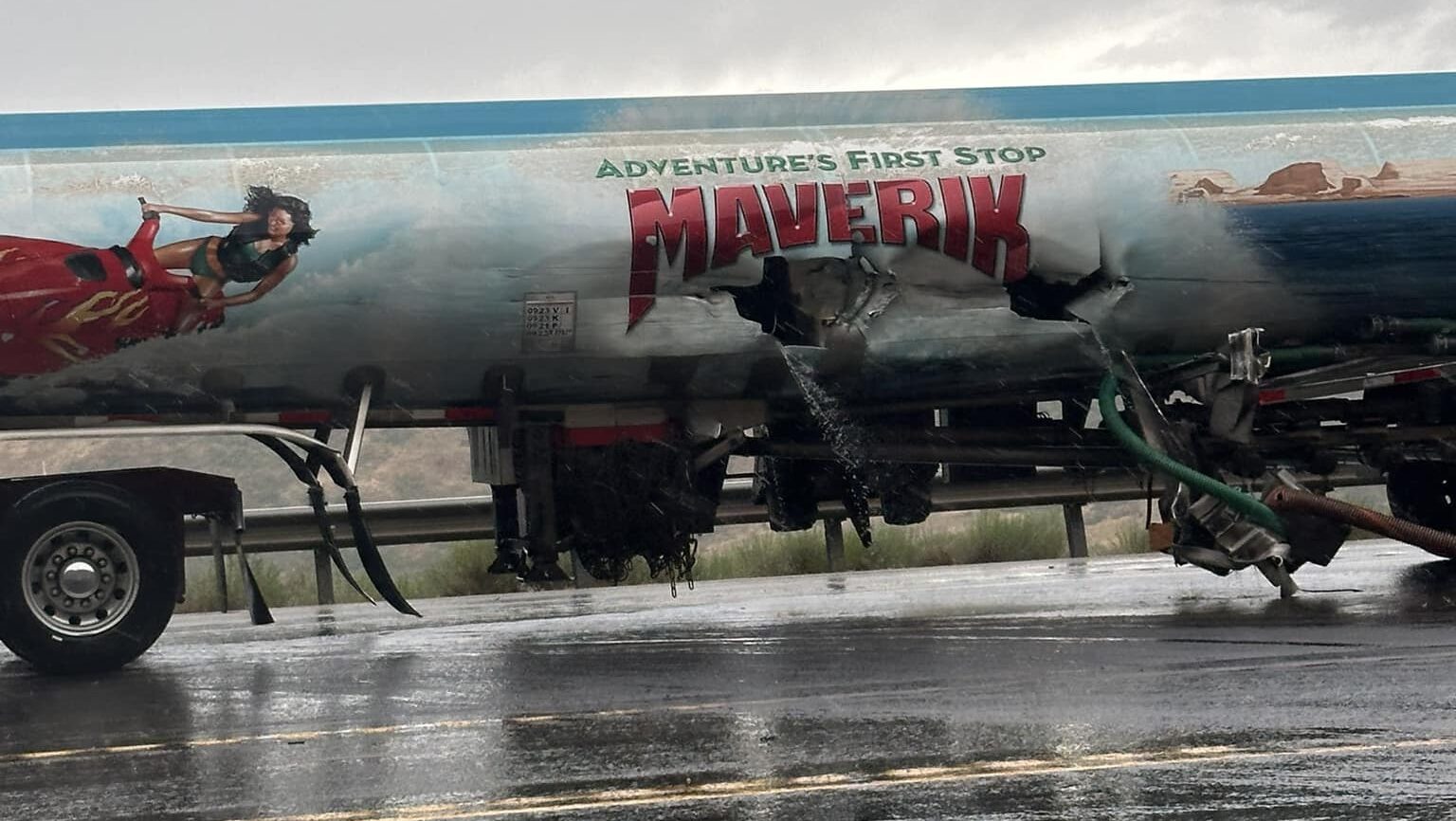 A semitruck rollover caused a large fuel spill in Spanish Fork Canyon....