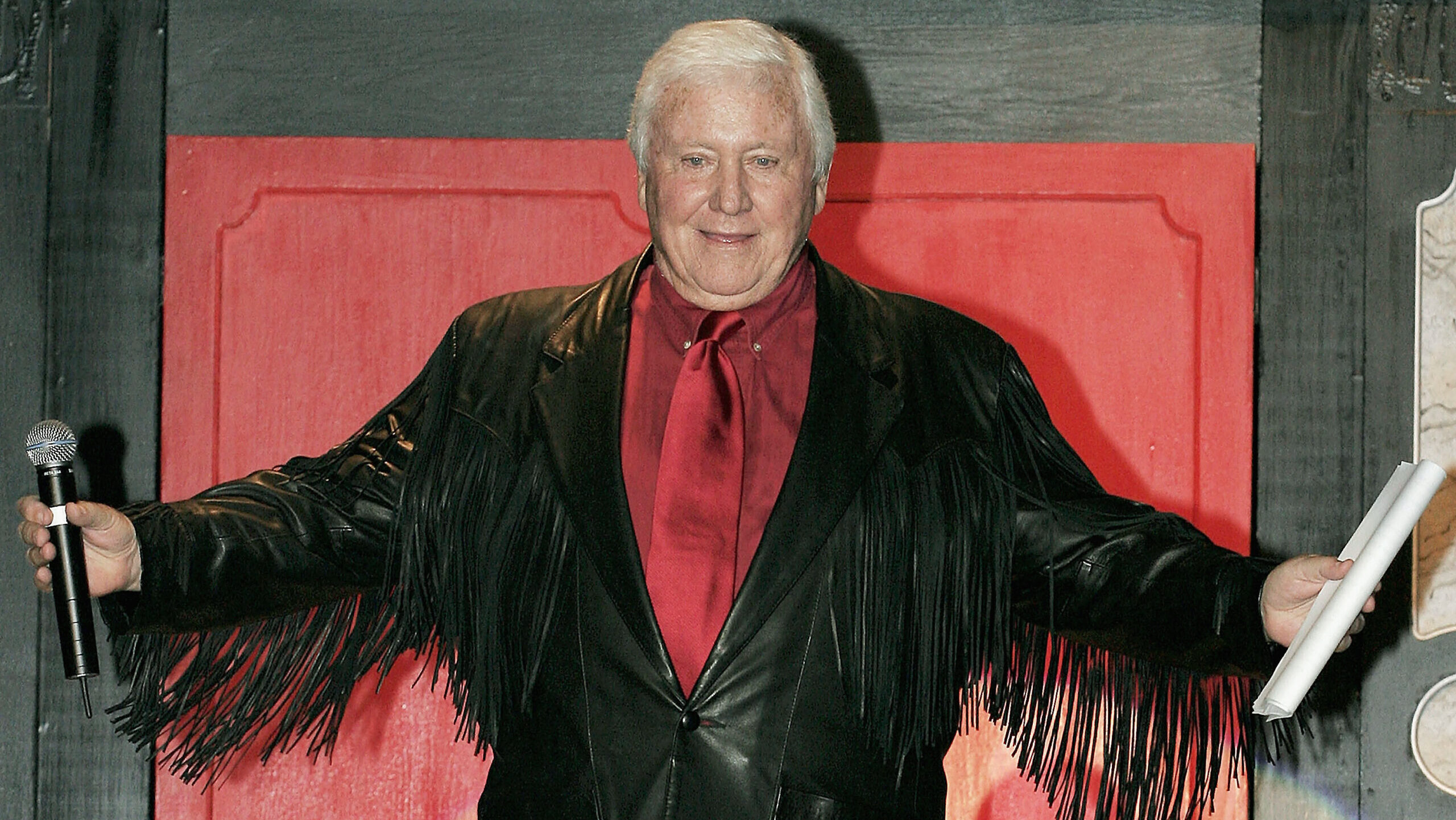 FILE: Merv Griffin hosts the Childhelp USA "Drive the Dream Gala" as part of the Barrett-Jackson Cl...