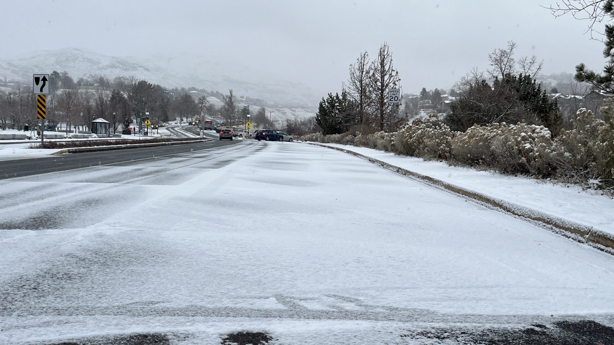 January was welcomed in Utah with a snow storm that's supposed to pick up during the later commute....