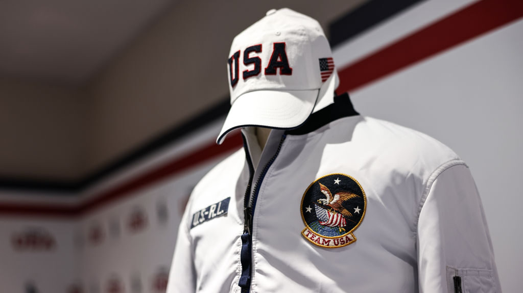 olympic fashion in 2024, an example of team usa's uniform is shown...