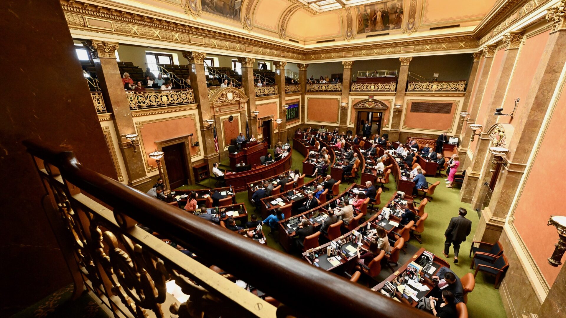 The Utah House of Representatives convenes in special session to consider an initiative constitutio...