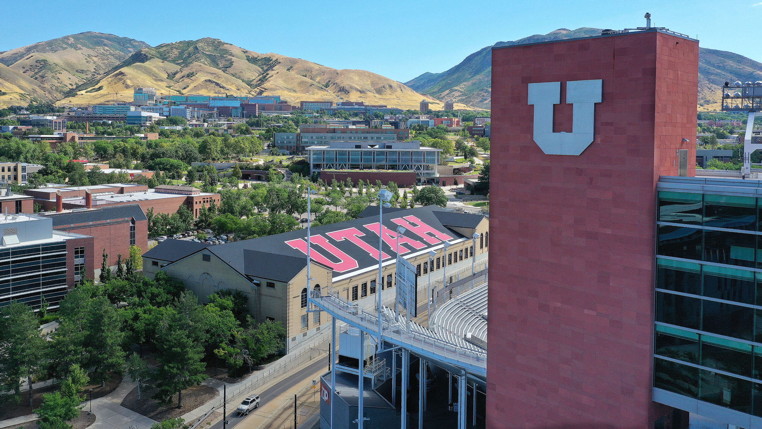 university of utah stadium and campus...