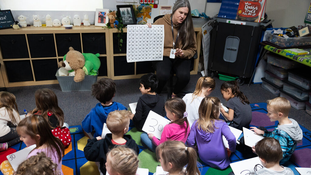 Full-day preschool preps for full-day kindergarten...